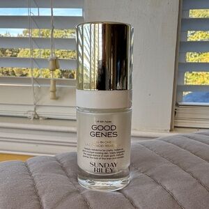 Sunday Riley Good Genes Skincare with Silver and White Accents